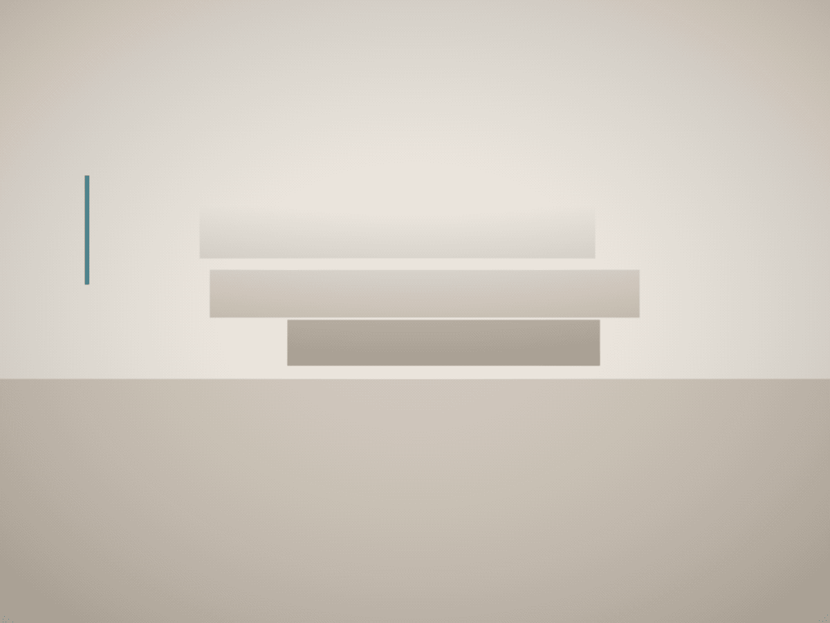 Folding extra bed — front view